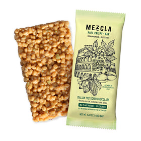 Mezcla | Italian Pistachio Chocolate | Vegan Plant Protein Bar - 1.40 oz