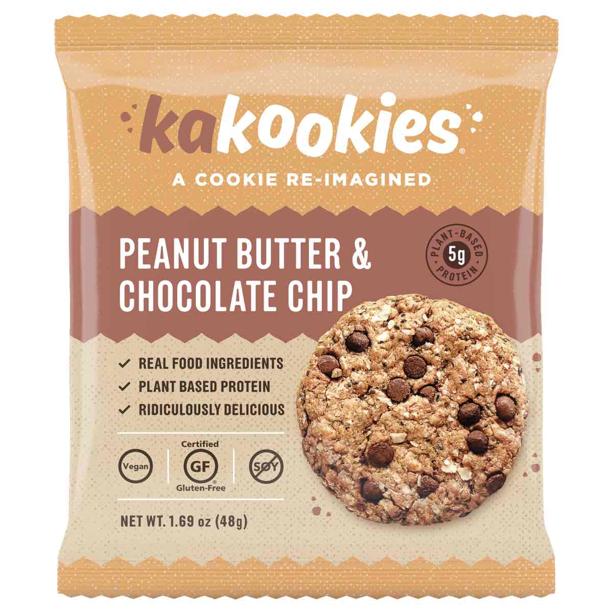KAKOOKIES | Peanut Butter & Chocolate Chip 1.69oz