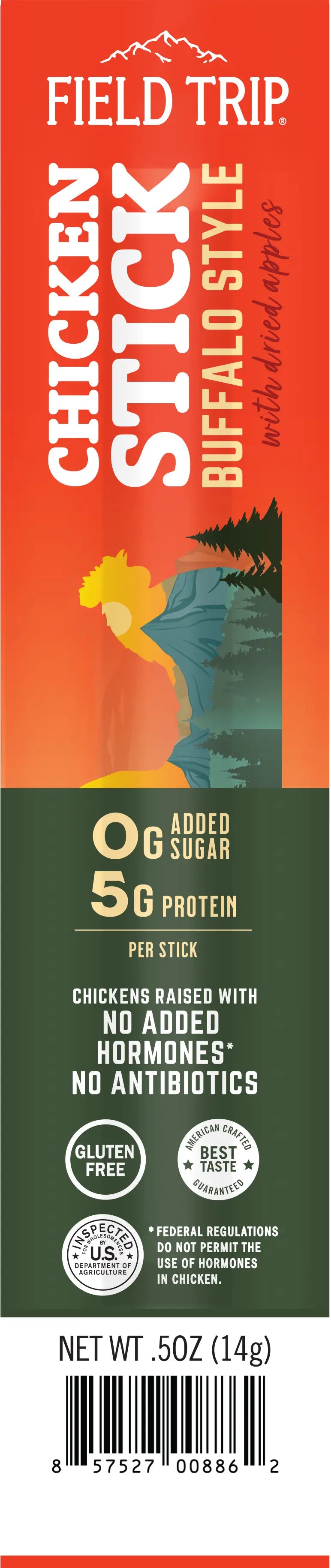 Field Trip | Chicken Stick Buffalo Style | 0.5 oz Gluten-Free