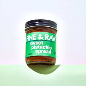 FINE & RAW | Sweet Pistachio Butter Spread | Organic Kosher