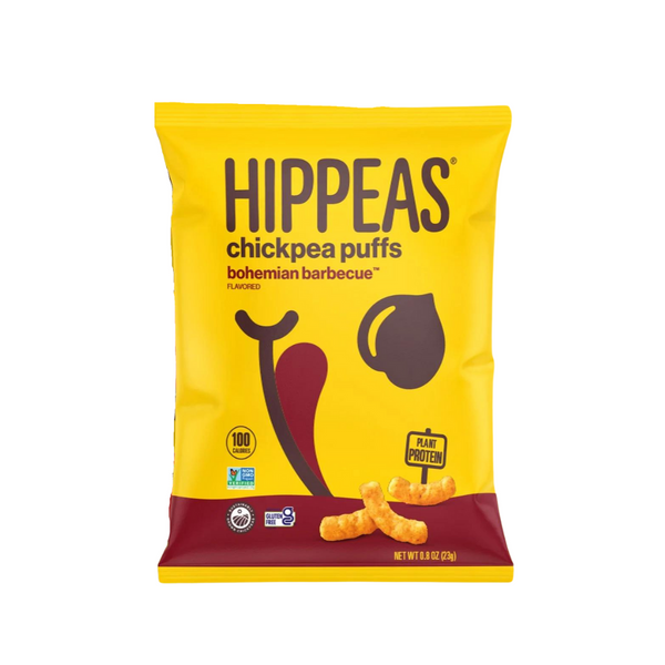 HIPPEAS Soufflés de pois chiches biologiques Barbecue bohème (1,5 oz)