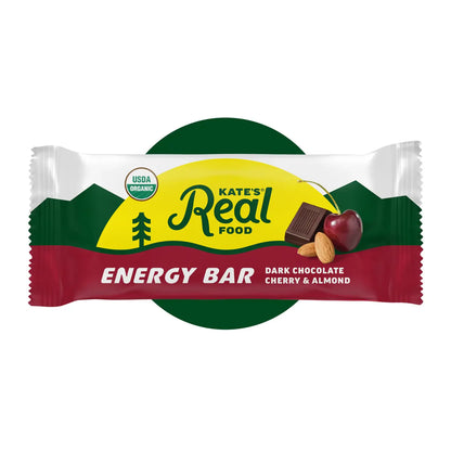 Kate's Real Food | Organic Gluten-Free Dark Chocolate Cherry & Almond Bar (2.2 oz)