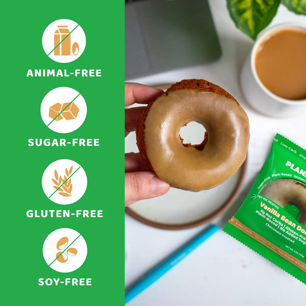 Planet Bake | Vanilla Bean Donut Plant-Based Gluten-Free | 2oz