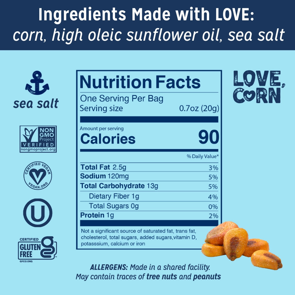 Love Corn Sea Salt (0.7oz)