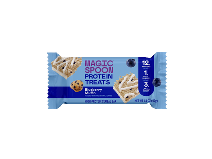 Magic Spoon Treats | Blueberry Muffin Cereal Bar | High Protein Gluten-Free 1.4oz