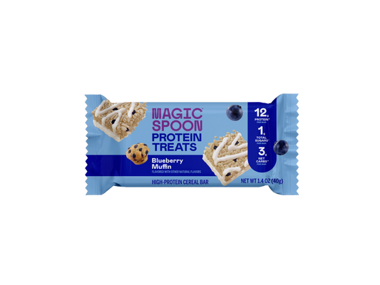 Magic Spoon Treats | Blueberry Muffin Cereal Bar | High Protein Gluten-Free 1.4oz
