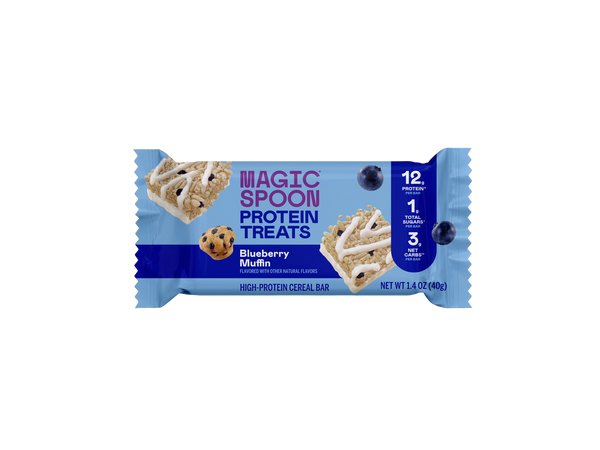 Magic Spoon Treats | Blueberry Muffin Cereal Bar | High Protein Gluten-Free 1.4oz