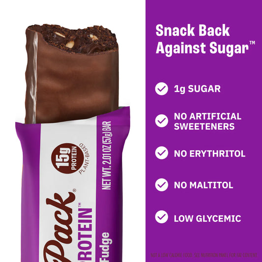 Munk Pack | Probiotic Protein Brownie Nut Fudge Bar | Gluten-Free Keto Friendly (2.01oz)