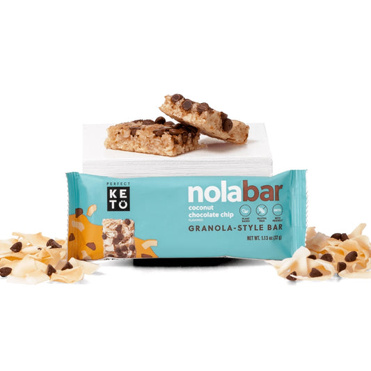 Perfect Keto Nolabar Coconut Chocolate Chip