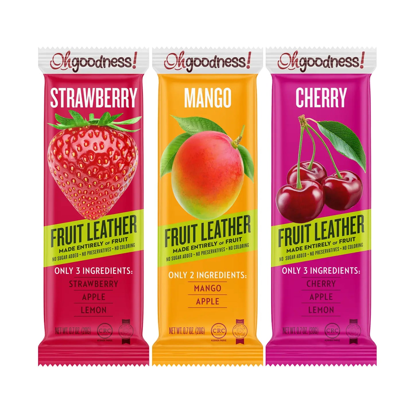 Oh Goodness Fruit Leather Variety 6-Pack (Box)