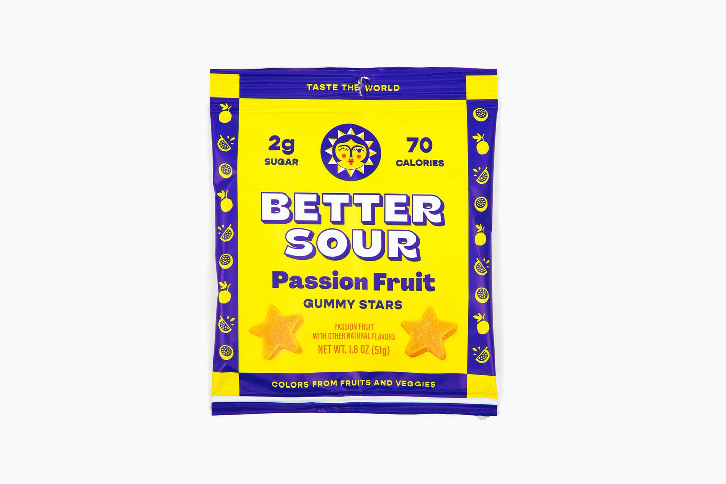 Better Sour | Passion Fruit Gummy Stars 1.8oz
