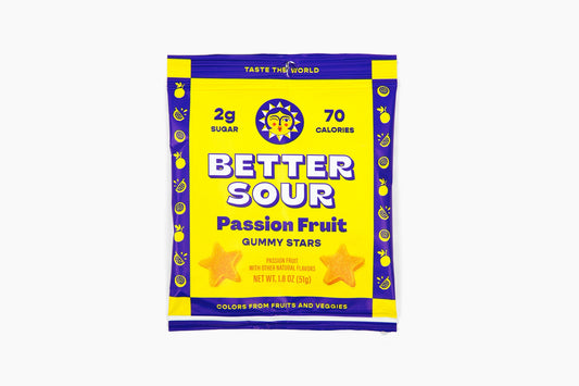 Better Sour | Passion Fruit Gummy Stars 1.8oz