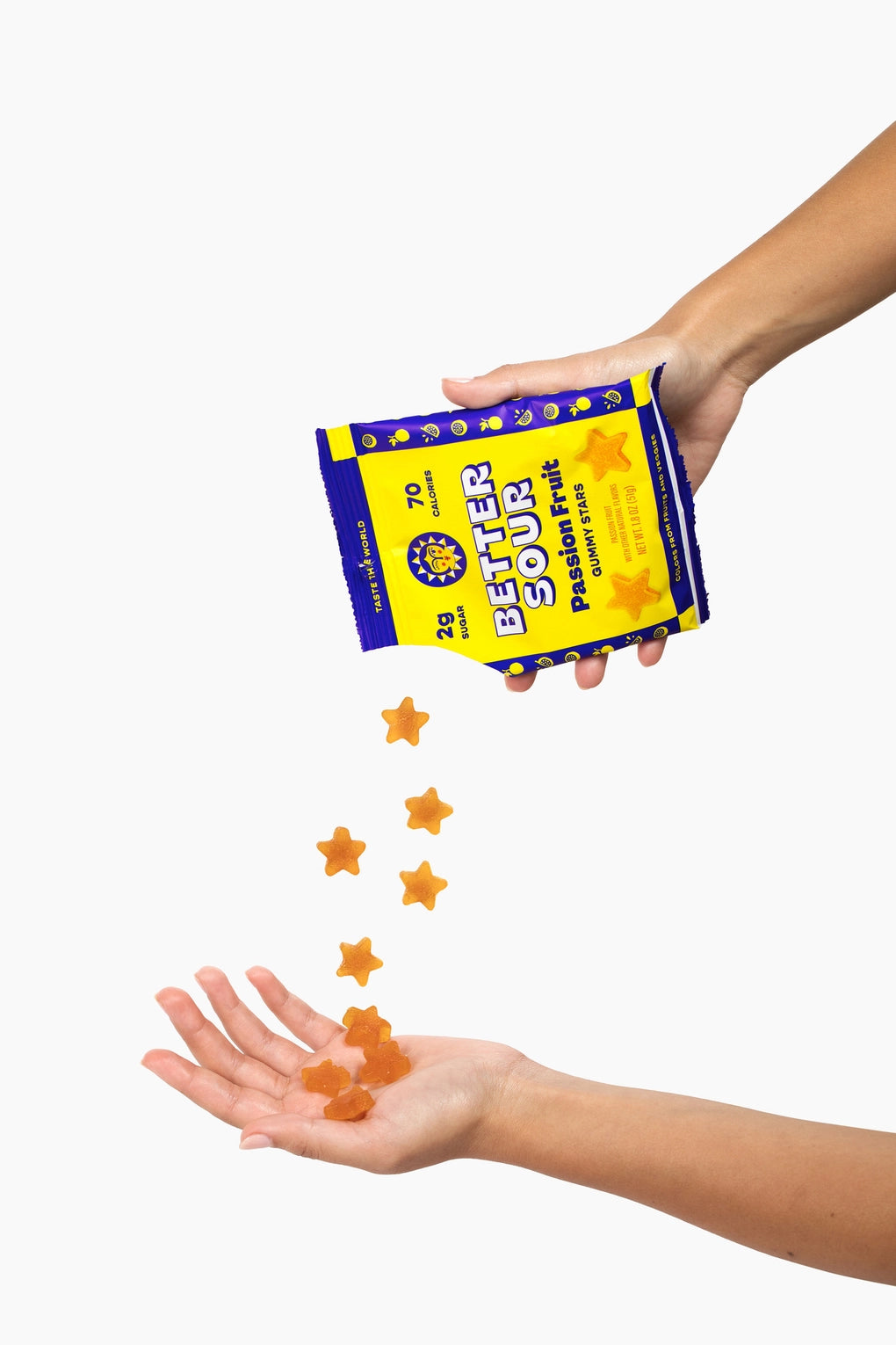 Better Sour | Passion Fruit Gummy Stars 1.8oz