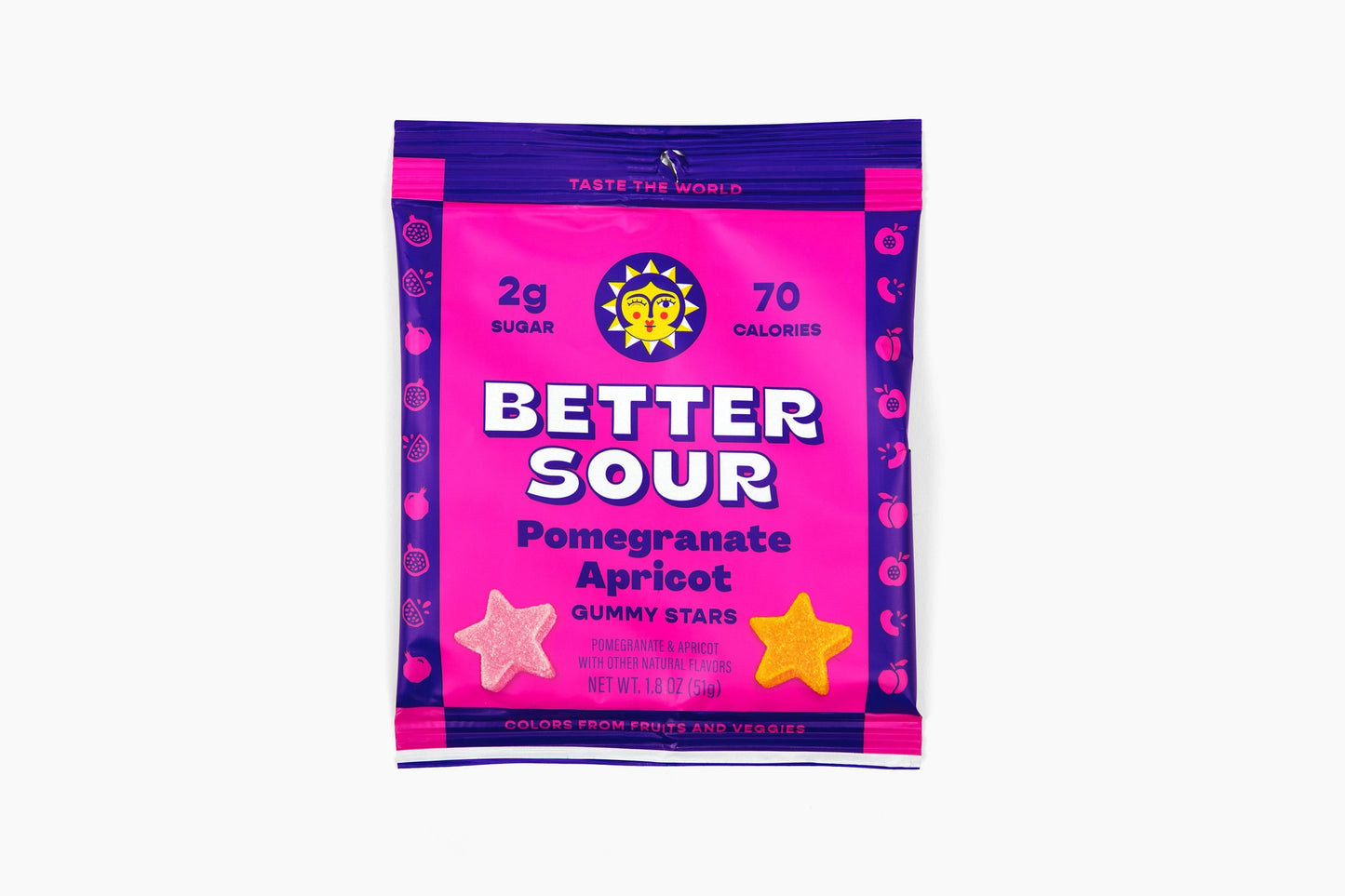Better Sour | Pomegranate Apricot Gummy Stars 1.8oz