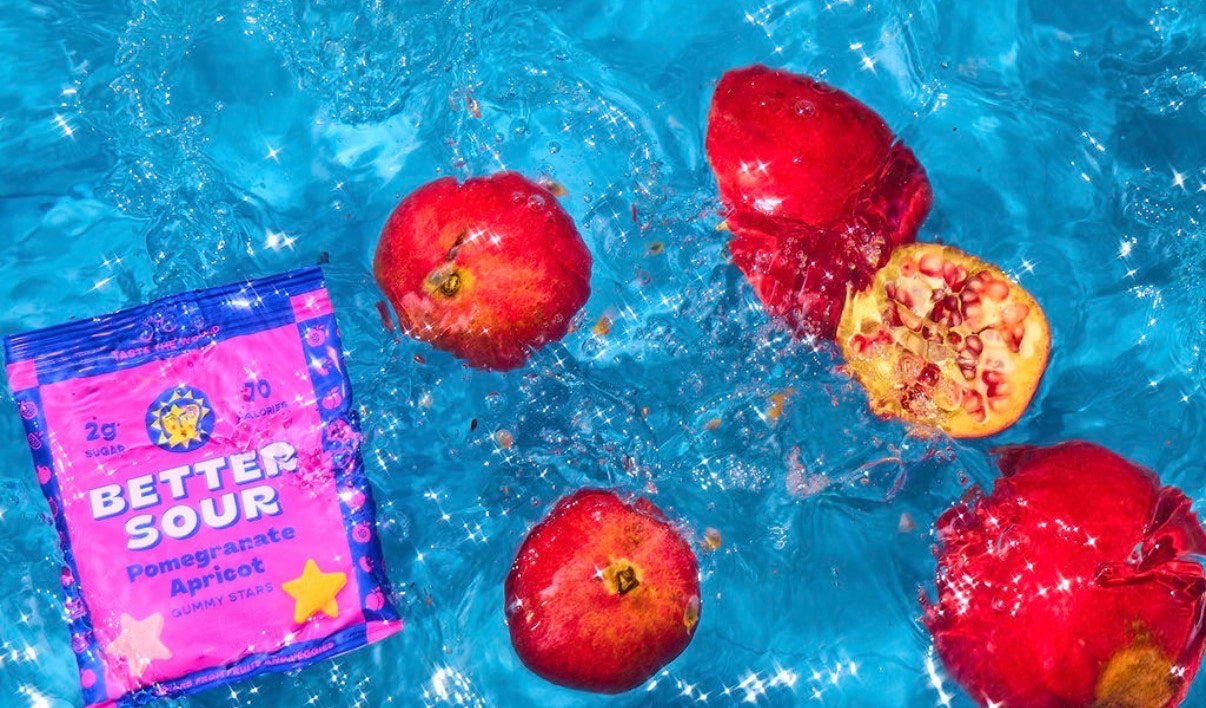Better Sour | Pomegranate Apricot Gummy Stars 1.8oz