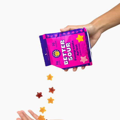 Better Sour | Pomegranate Apricot Gummy Stars 1.8oz