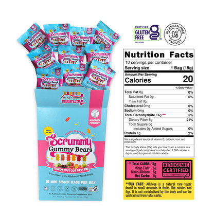 Scrummy Keto Gummy Bears Master Case