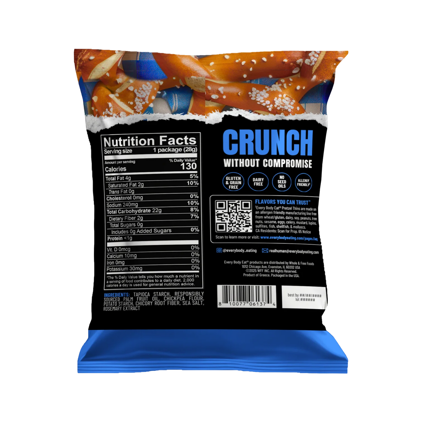 Every Body Eat Sea Salt Pretzel Thins (1.1oz)