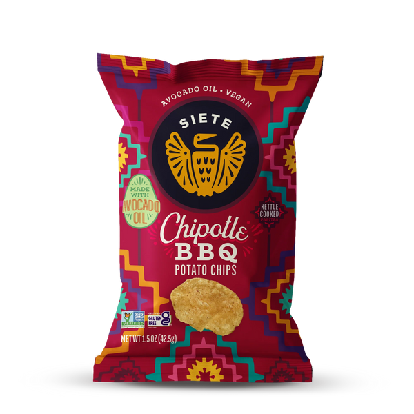 Siete | Chipotle BBQ Potato Chips | Vegan Gluten-Free | 1.5oz