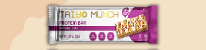 Taiyo Munch | Birthday Cake Protein Bar
