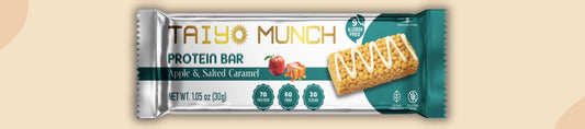 Taiyo Munch | Apple & Salted Caramel Protein Bar