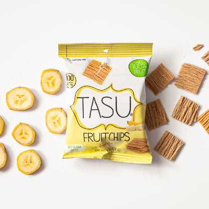 TASU | Dried Banana Fruit Chips Gluten Free Vegan 1oz