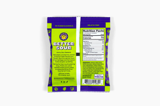 Better Sour | Guava Calamansi Lime Gummy Stars 1.8oz