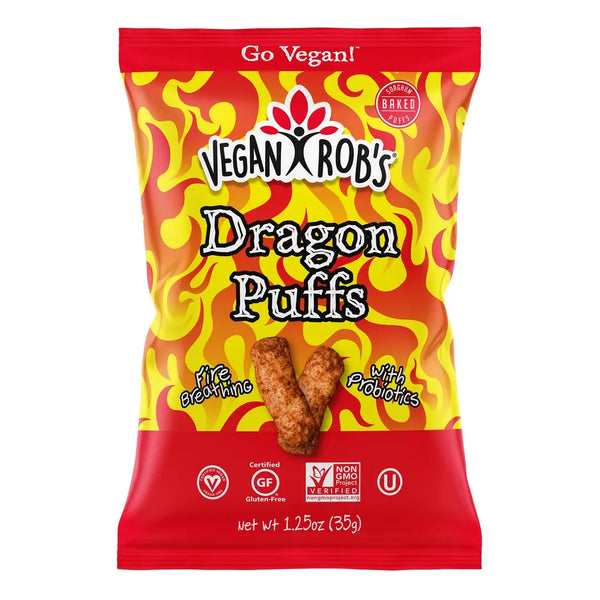 Rob vegano | Dragon Puffs 1,25 oz sin gluten