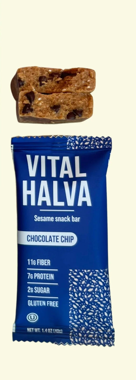 Vital Halva Chocolate Chip Sesame Protein Bar