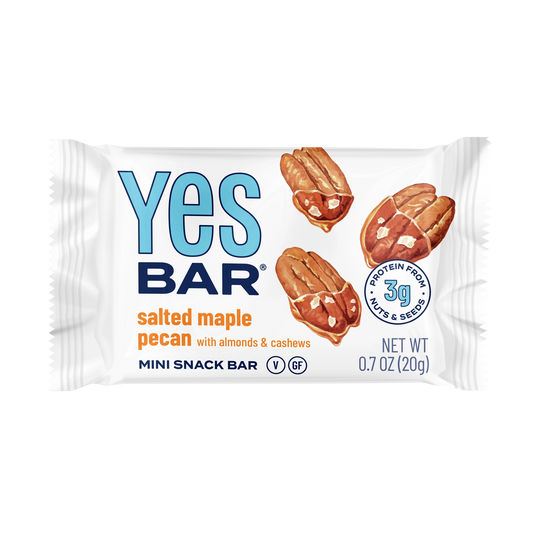 Yes Bar Mini Snack Bar  Salted maple pecan  0.7oz