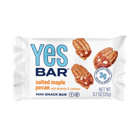 Yes Bar Mini Snack Bar  Salted maple pecan  0.7oz