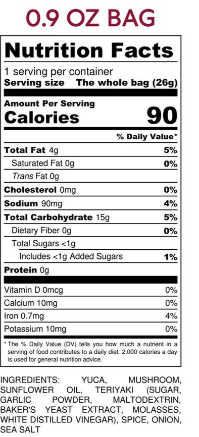 Snacklins Teriyaki Crisps (0.9 oz)