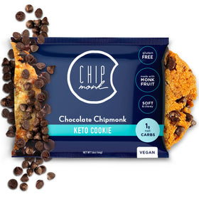 Hornear ChipMonk | Galleta vegana cetogénica con chispas de chocolate (1.6 oz)