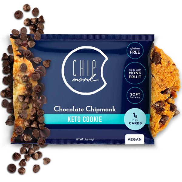 ChipMonk Baking | Chocolate Chipmonk Keto Vegan Cookie (1.6oz)