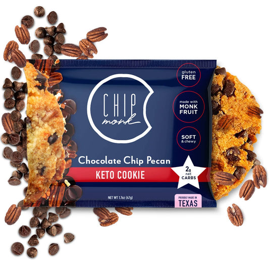 ChipMonk Baking | Chocolate Chip Pecan Keto Cookie (1.6oz)