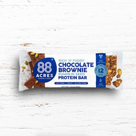 88 Acres | Plant-Based Granola Bar Chocolate Brownie Protein Bar (1.6 oz)