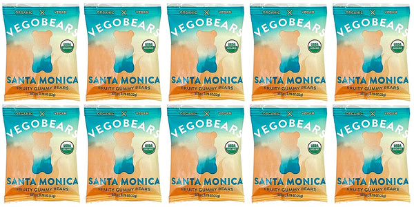 VegoBears Santa Monica | Vegan Gummy Bears 0.78 oz | Gluten Free