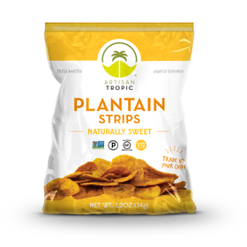 Artisan Tropic | Grain-Free Gluten-Free Paleo Plantain Strips (1.2 oz)