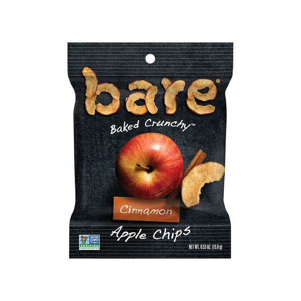Biologique nu | Chips de pomme à la cannelle (0,53 oz)