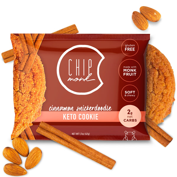 Cuisson ChipMonk | Biscuit céto Snickerdoodle à la cannelle (1,6 oz)