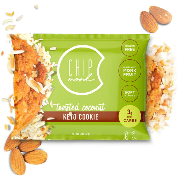 Cuisson ChipMonk | Biscuit Keto à la noix de coco grillée (1,6 oz)