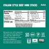 Chomps Chomplings Mini palitos de carne de res estilo italiano (paquete de 6)