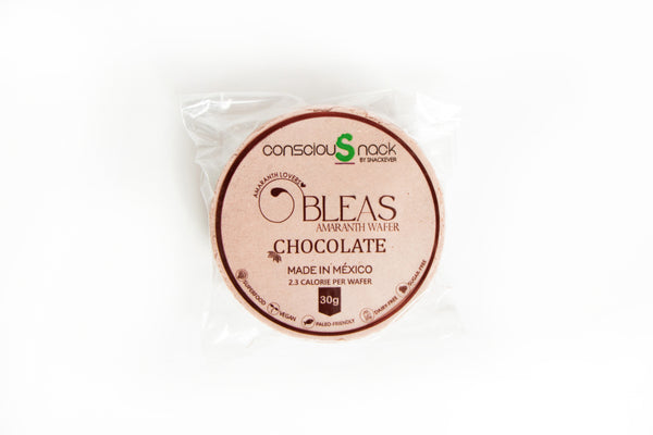 consciouSnack Obleas Chocolate Amaranth Wafers (1.05 oz)