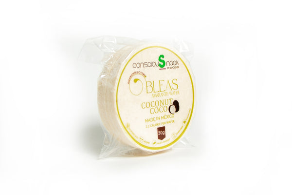 consciouSnack Obleas Coconut Amaranth Wafers (1.05 oz)