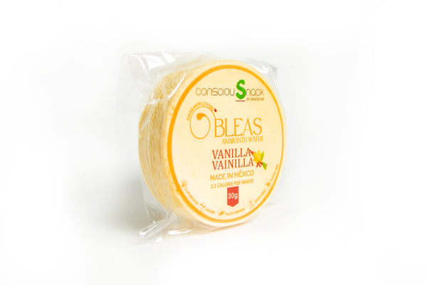 consciouSnack Obleas Vanilla Amaranth Wafers (1.05 oz)