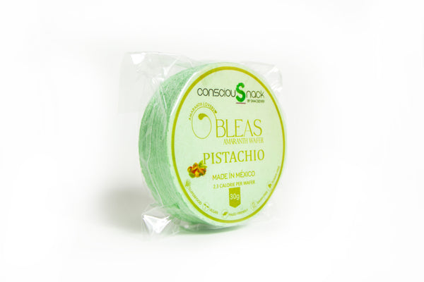 consciouSnack Obleas Obleas de pistacho y amaranto (1.05 oz)