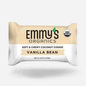 Emmy's Organics Coconut Cookies, Vanilla Bean (0.67oz)
