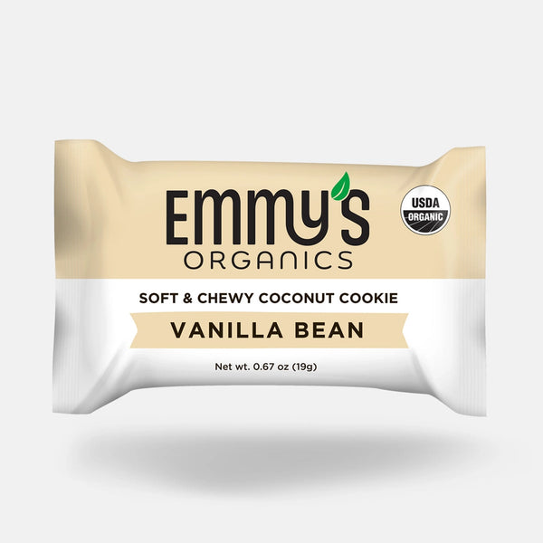Biscuits à la noix de coco Emmy's Organics, gousse de vanille (0,67 oz)