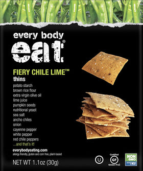 Every Body Eat | Fiery Chili Lime Thins (1.1oz)