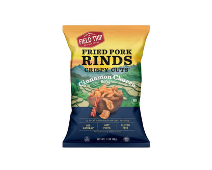 Field Trip | Cinnamon Churro Pork Rinds Gluten Free, Paleo, Keto Friendly 1.0 oz